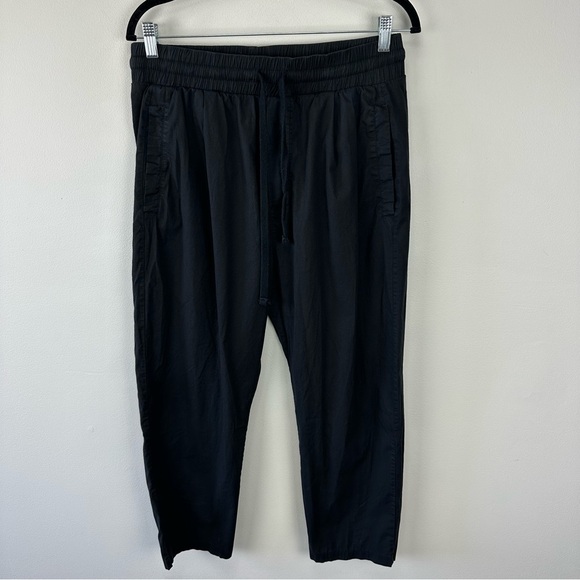 Thom Krom Drawstring Cropped Trouser Pants - Picture 1 of 8